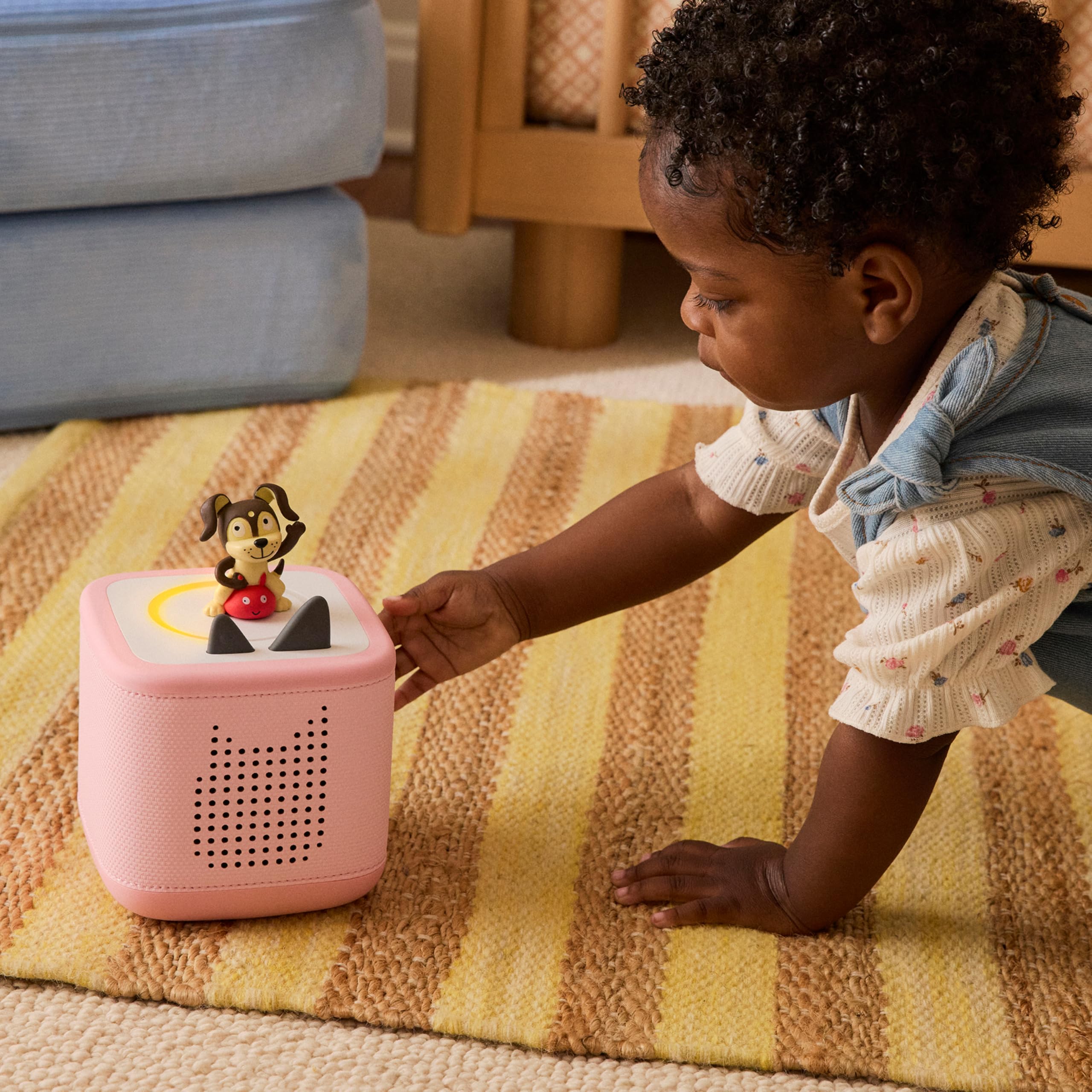 Toniebox 2 Audio Player Starter Set for Kids 1+ with Playtime Puppy - Cloud Pink