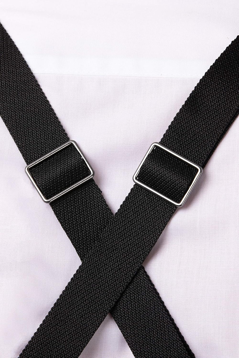 Chef Works mens Largo Bib Aprons, Black, 30.7 L x 37.8 W US: Clothing