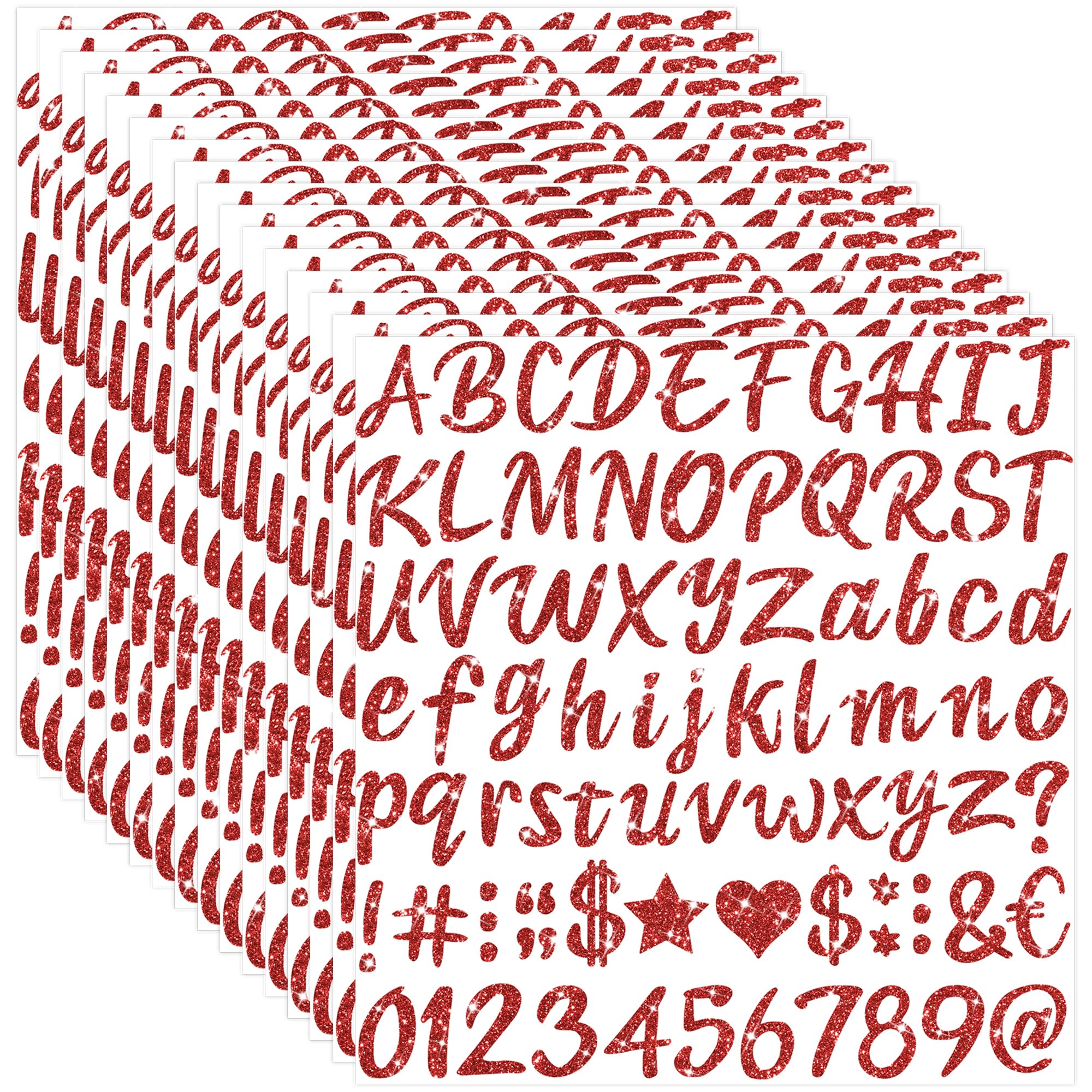 Letter Stickers,1328 Pcs Sticker Letters for