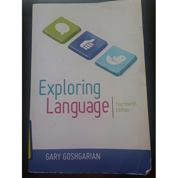 Amazon.com: Exploring Language: 9780321965257: Goshgarian, Gary: Books