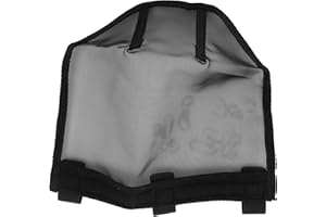 Horse Face Fly Mask with Nose Net Cover, Breathable Protective Equine Gear, Medium