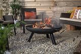 La Hacienda Pittsburgh Medium Firepit Industrial Steel 85cm Wide 33cm Deep view 2