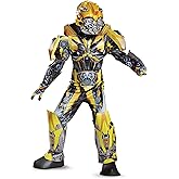Kid's Transformers 5 Bumblebee Costume | Child Transformers Bumblebee Cosplay Outfit with Mask