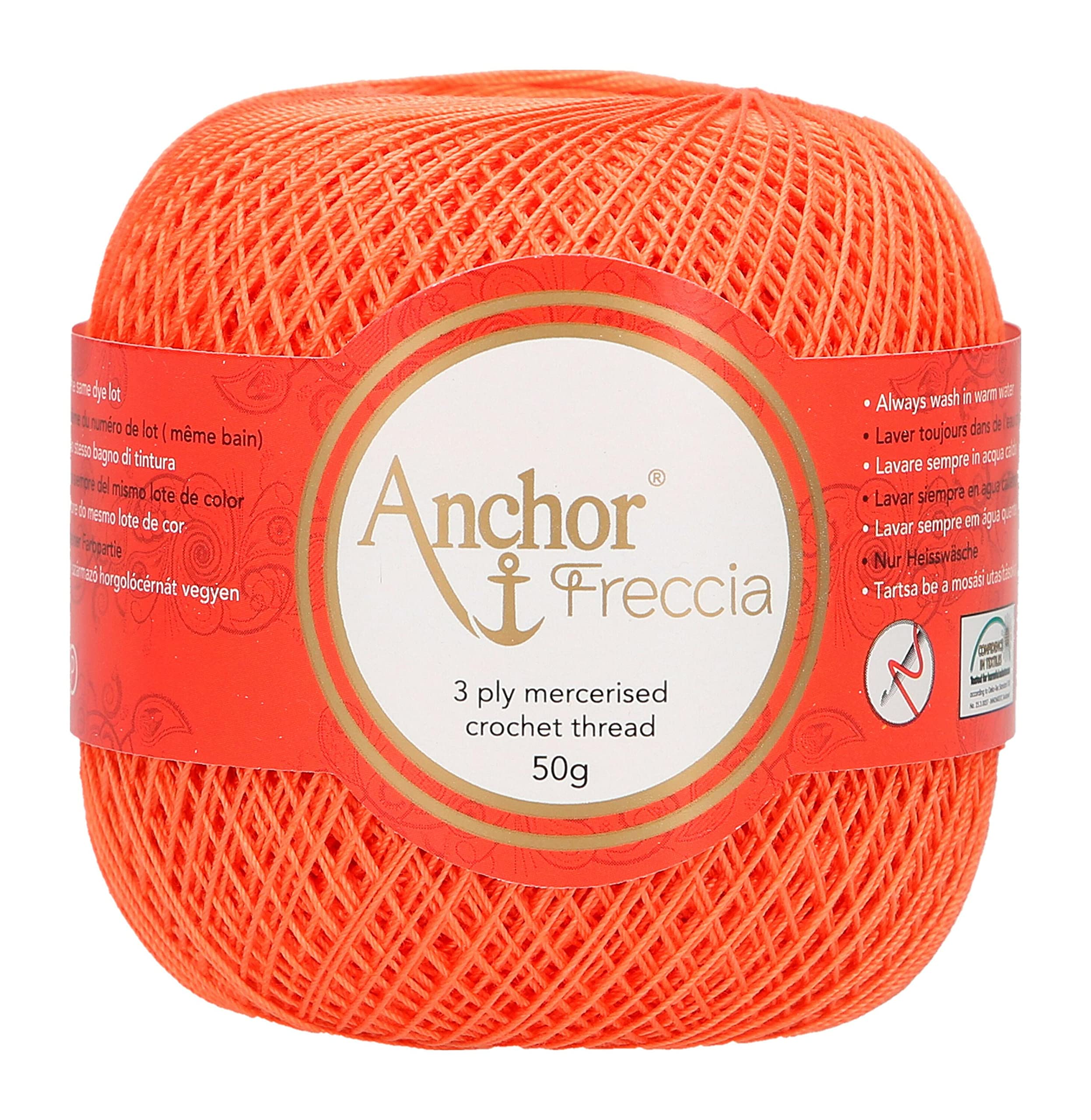 Anchor Crochet Yarn, Cotton, 328, Stärke 16