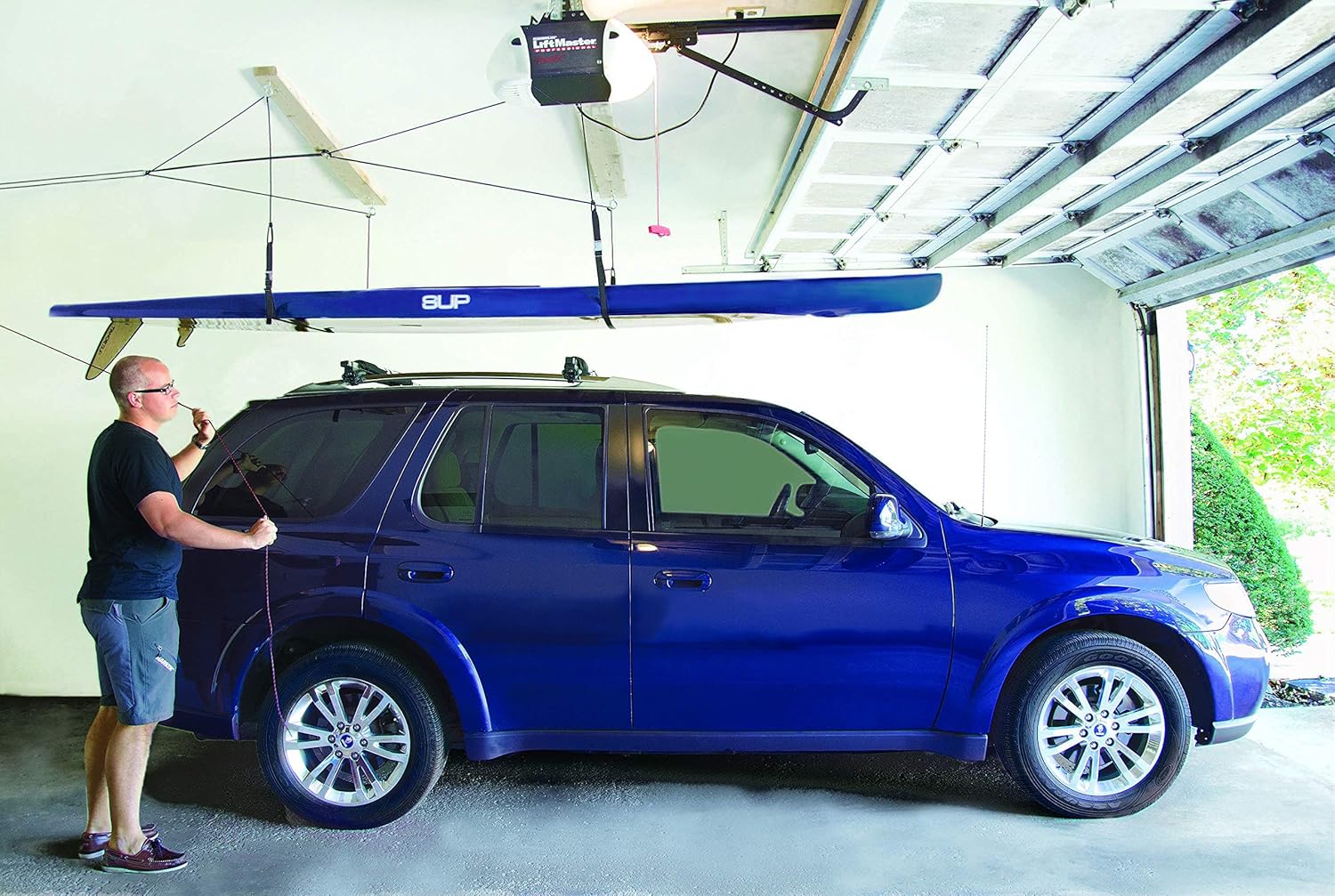 Storage Racks Pulley Hanger Rooftop 4 Point System SinglePerson