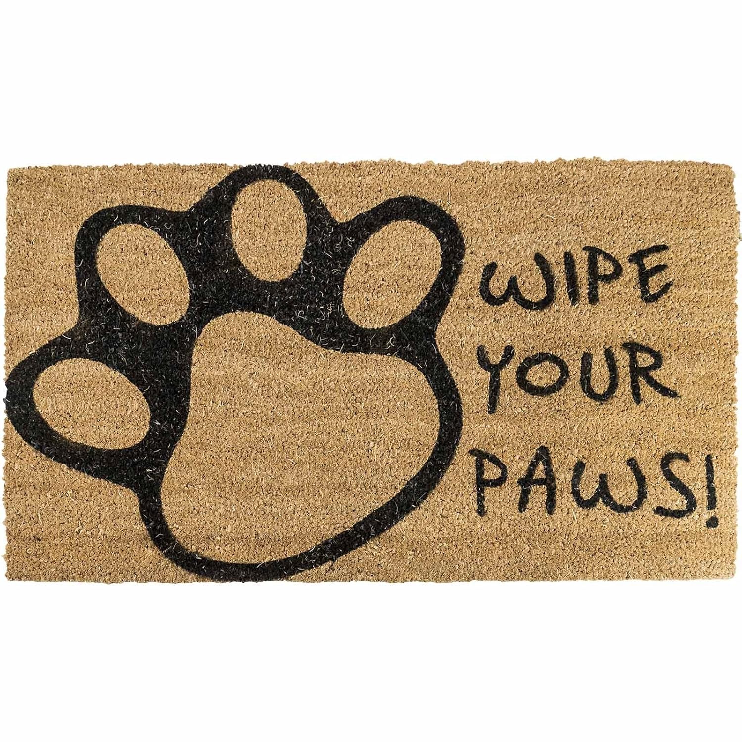 Novelty Coir PVC Backed Entrance Door Mat 45 x 75cm Outdoor Rug eBay