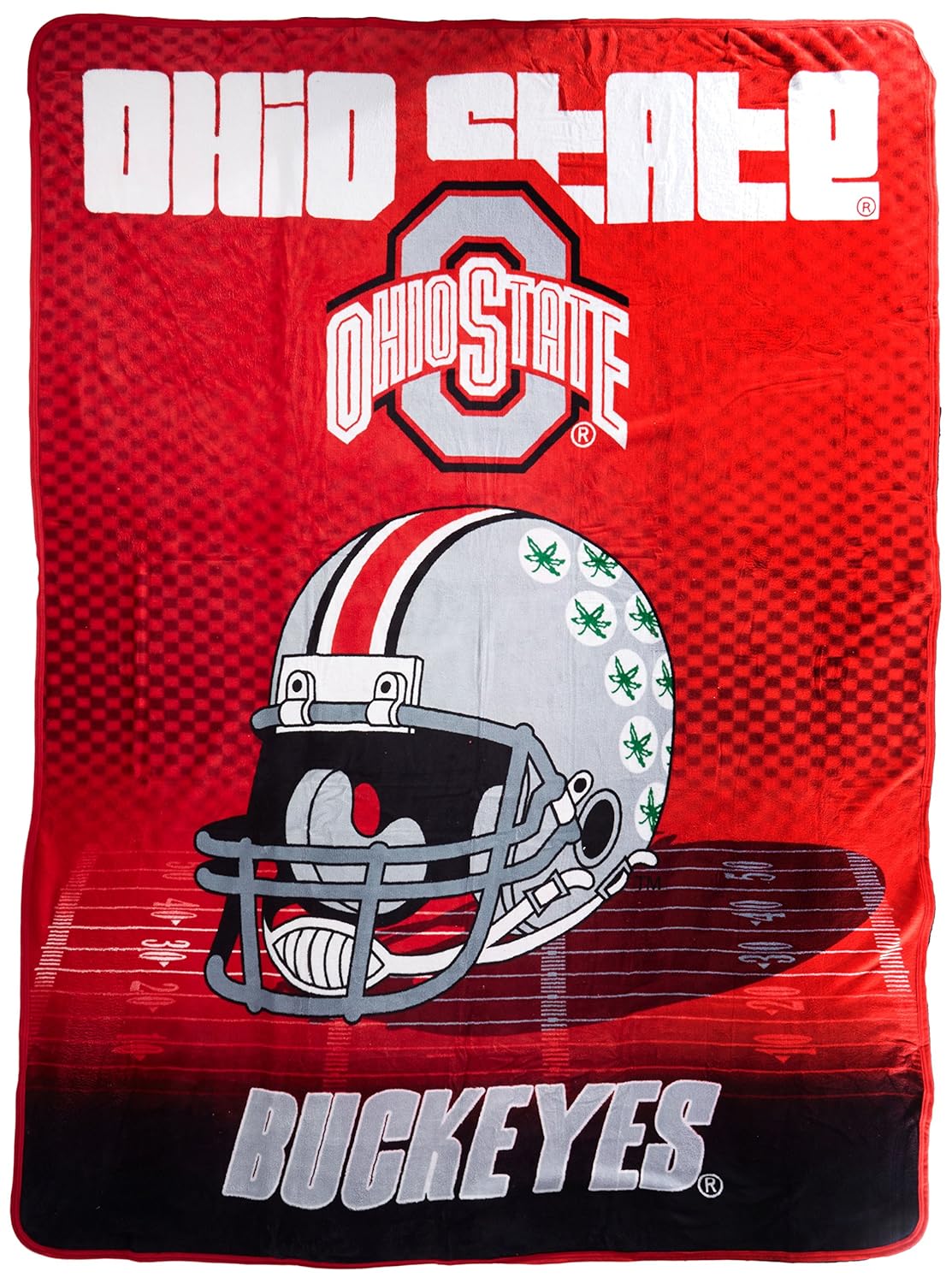 The Northwest Company NCAA Micro Raschel Overtime Series Throw 60 Inches by 80 Inches