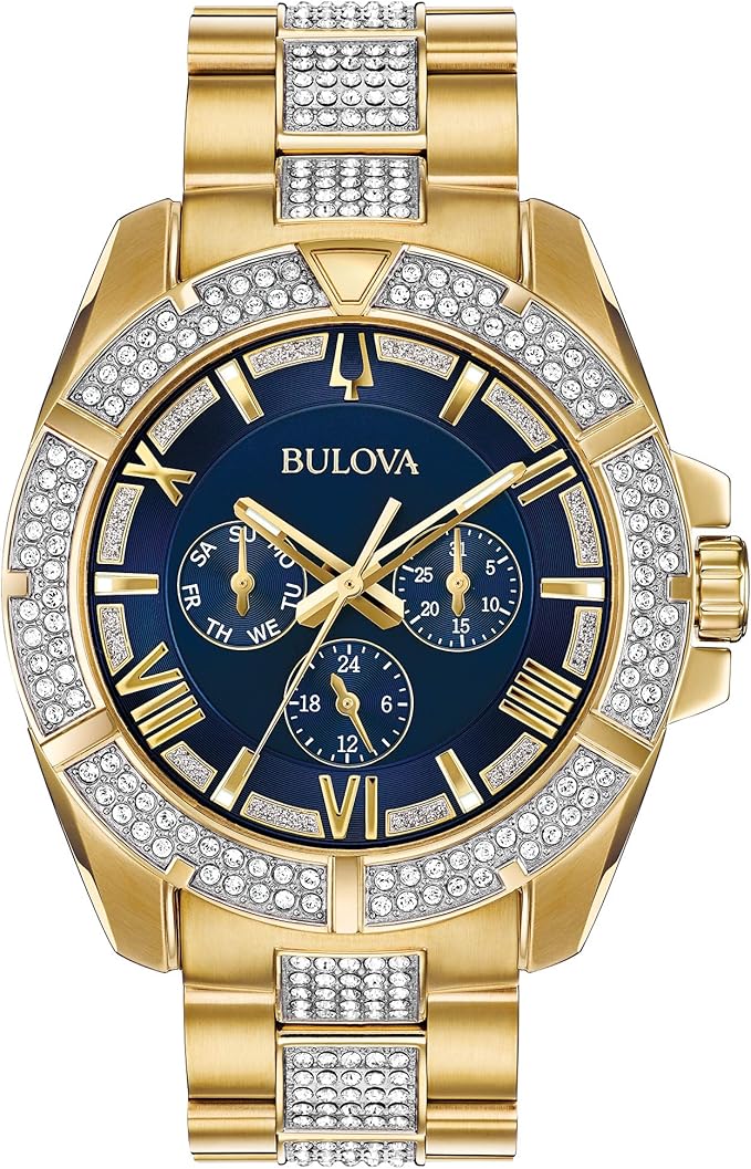 iced out bulova watch men's