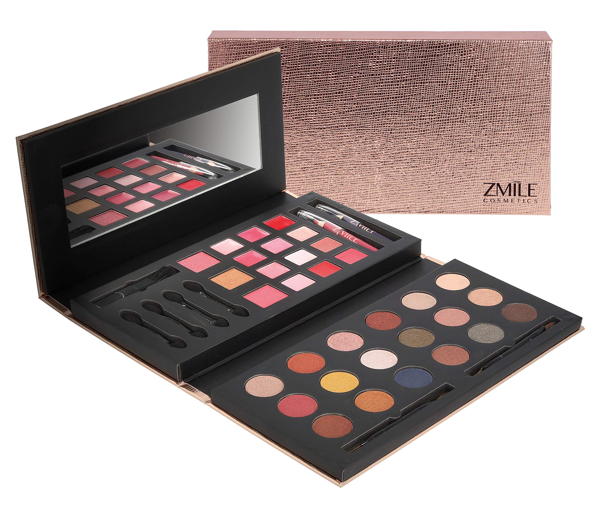 ZMILE Cosmetics 'Glam To Go' make-up case, Rose Gold