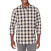Amazon Essentials Men's Long-Sleeve Slim-Fit Stretch Poplin Shirt