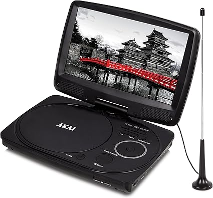 Akai A 10 Inch Portable Dvd Player With Digital Tv Tuner Black Amazon Co Uk Audio Hifi