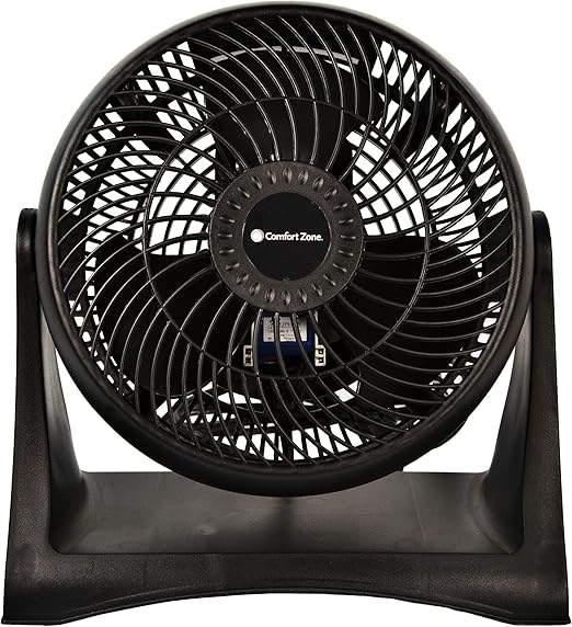 Amazon Com Comfort Zone Czhv8t 3 Speed Wall Mountable 8 Inch High