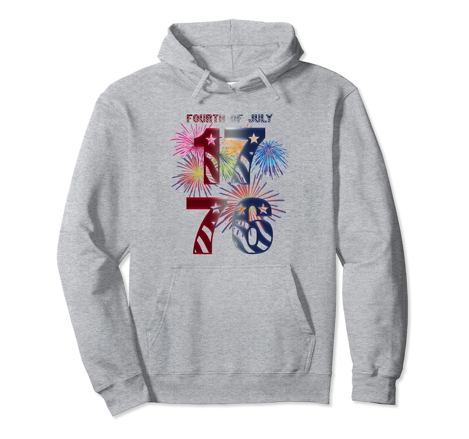 1776 Fourth Of July Hoodie For Patriots-anz