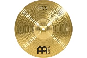 MEINL CYMBALS HCS 12" Splash Cymbal for Drum Set — MADE IN GERMANY — Traditional Medium Brass, 2-YEAR WARRANTY