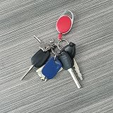 ZHIYE Retractable Badge Reel 5 Pcs Heavy Duty 65cm Keychain Holder Red Blue view 3