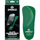 Spenco Rx Orthotic Arch Support 3/4 Length Shoe Insoles Women's 11-12.5/Men's 10-11.5