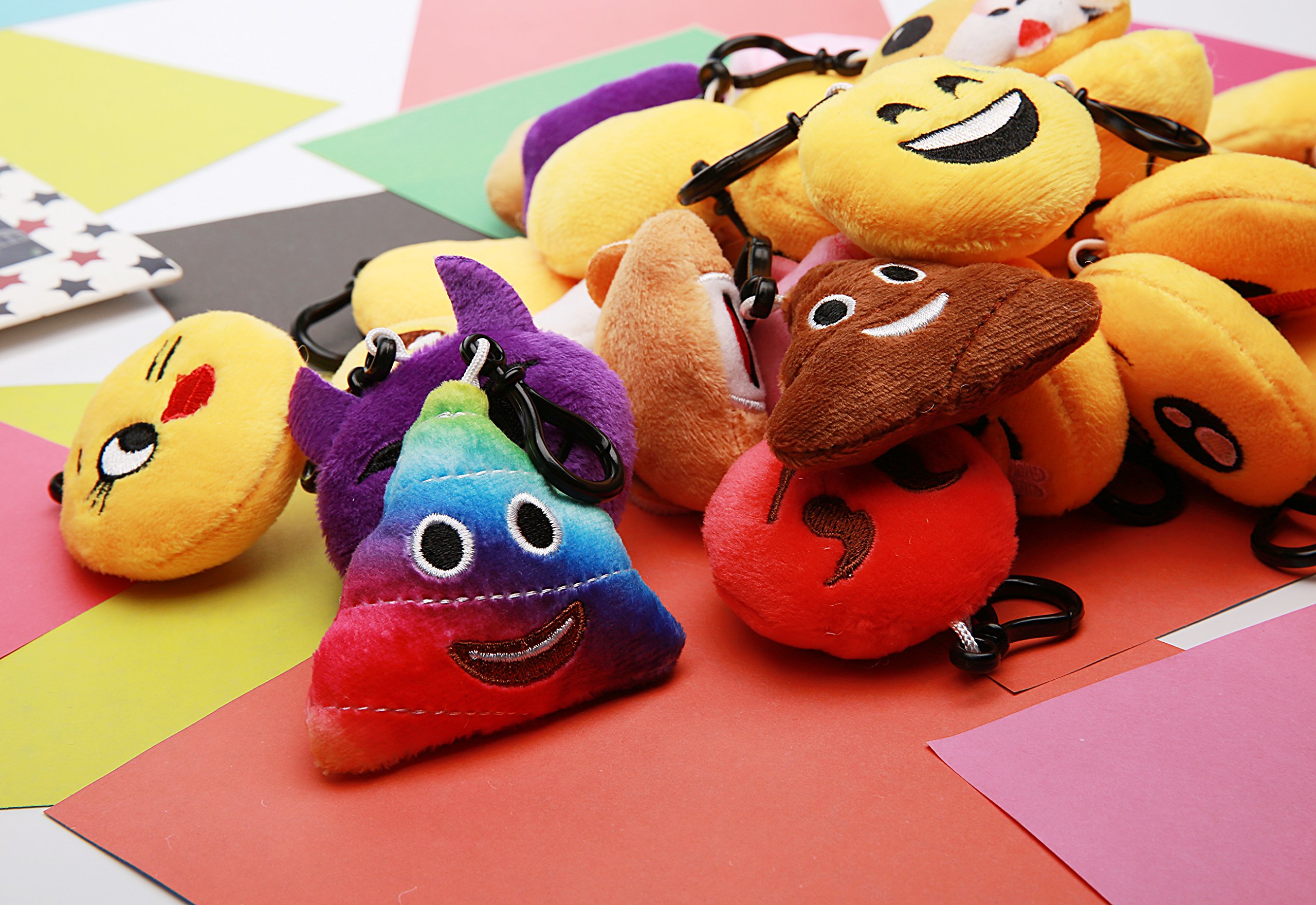Emoji Mini Plush Pillows for Party Decorations ,2\
