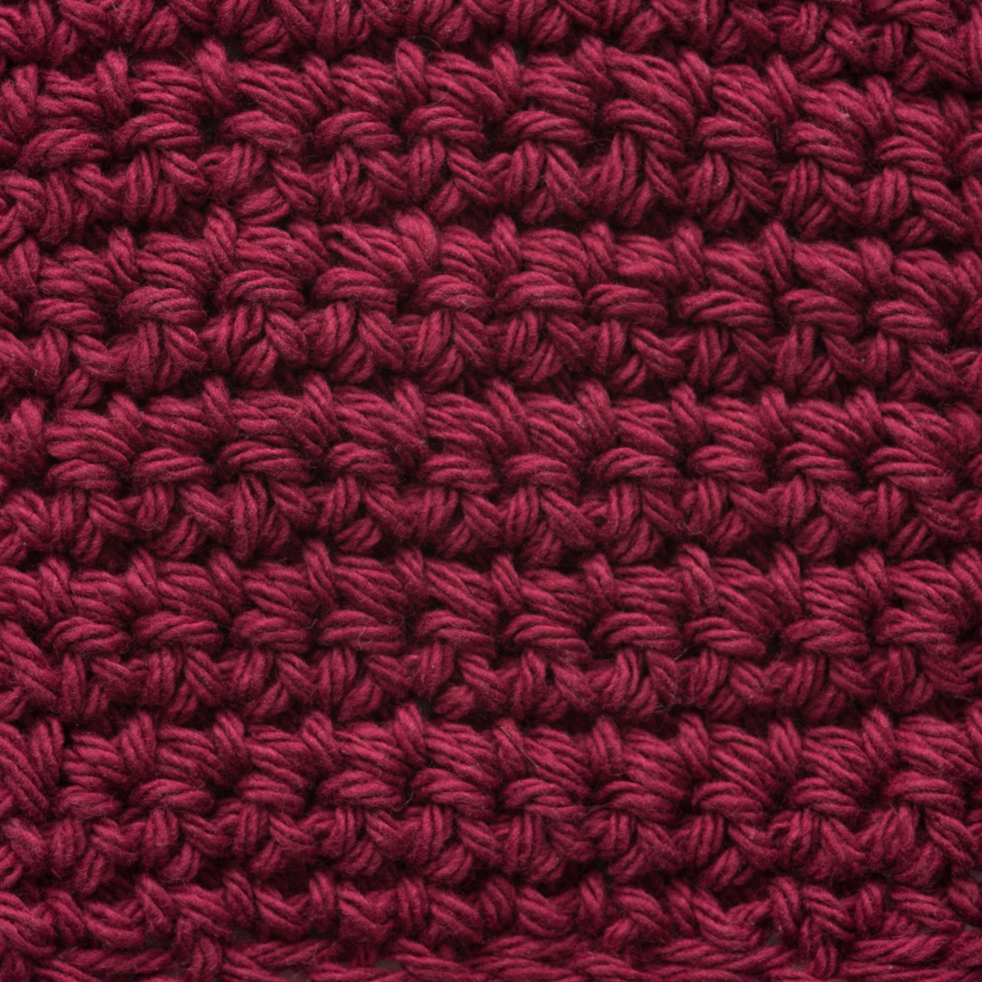 Lily Sugar 'N Cream The Original Solid Yarn, 2.5oz, Medium 4 Gauge, 100% Cotton - Wine - Machine Wash & Dry