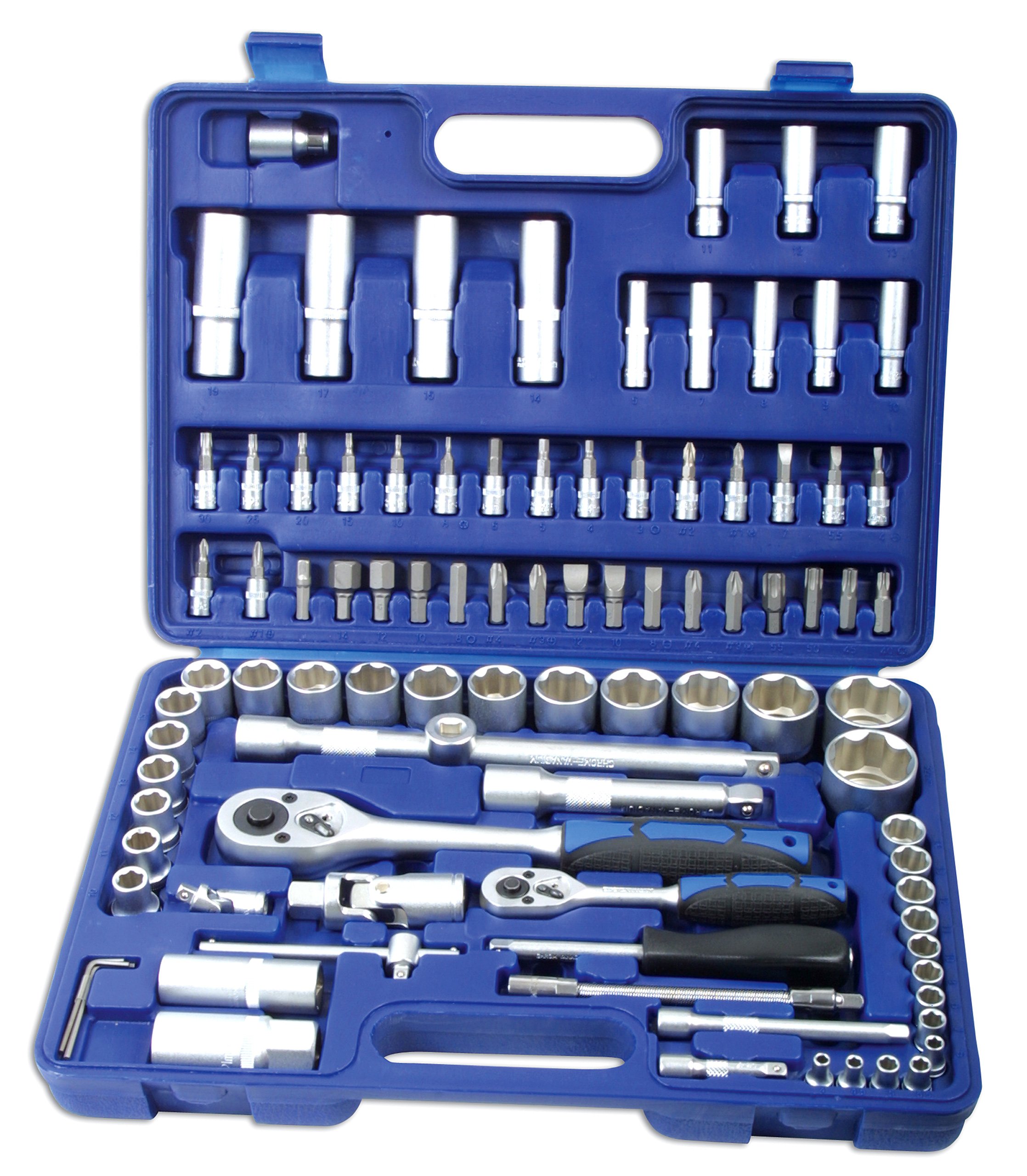 Laser 3671 Socket Set 1/4"D, 1/2"D 94pc