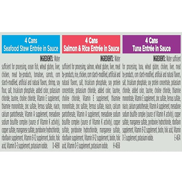 NESTLE PURINA PETCARE 381023 36 OZ PRO PLAN SEAFOOD ENTREES VARIETY PACK (PACK OF 12)