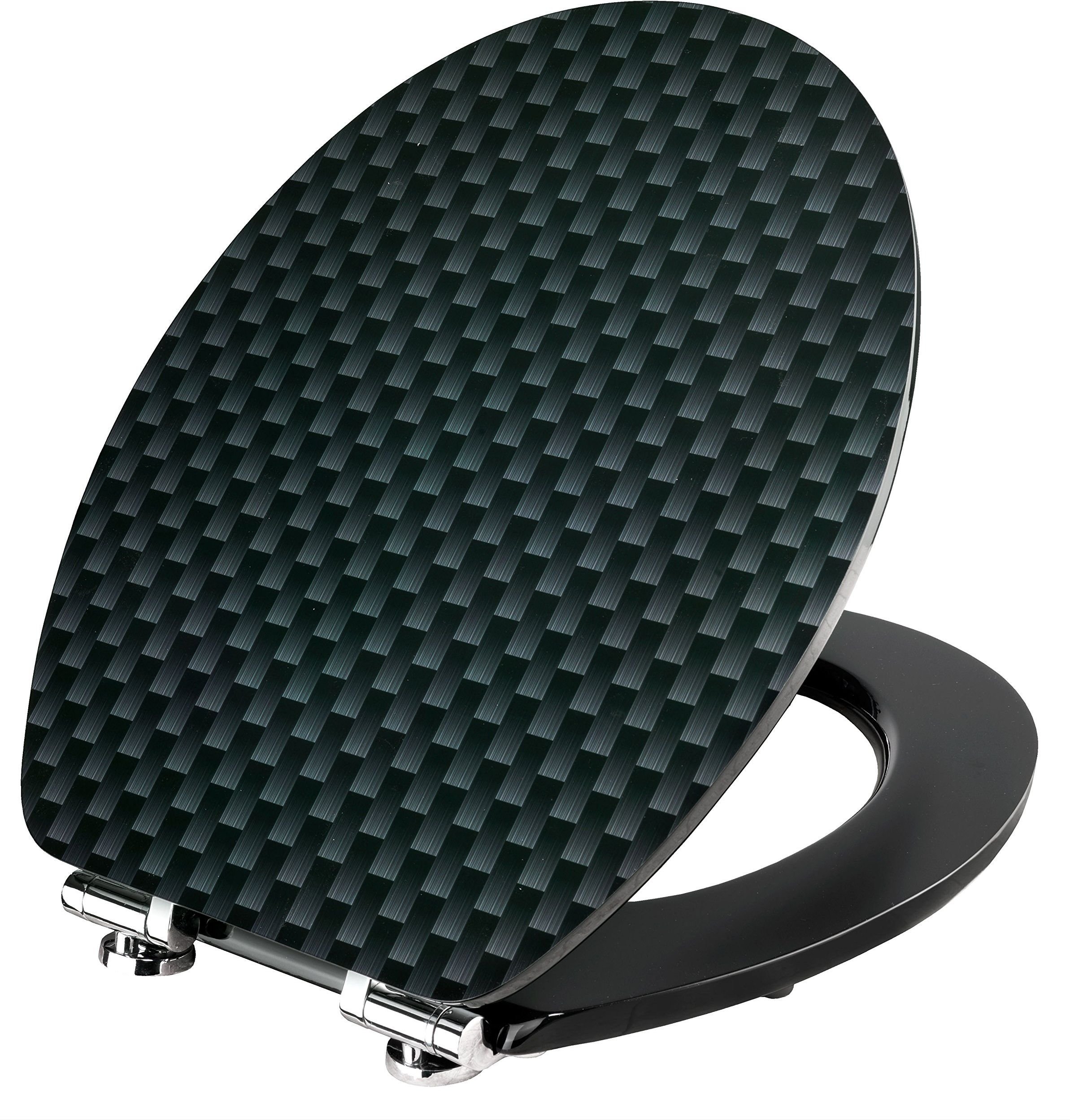 CORNAT KSDSC319 Acryl Carbon Soft Close WC Seat
