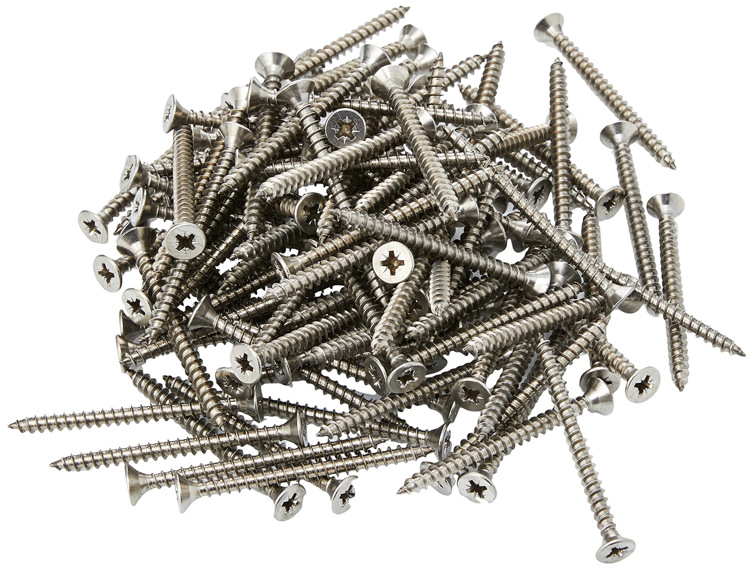 ForgeFix Multi-Purpose Single Thread Screws | 5.0 x 60mm | A2 Stainless Steel | Box 100 โ image 1