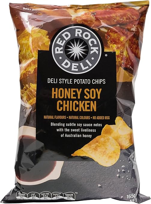 Red Rock Chip Honey Soy Chicken 165g Grocery & Gourmet Food