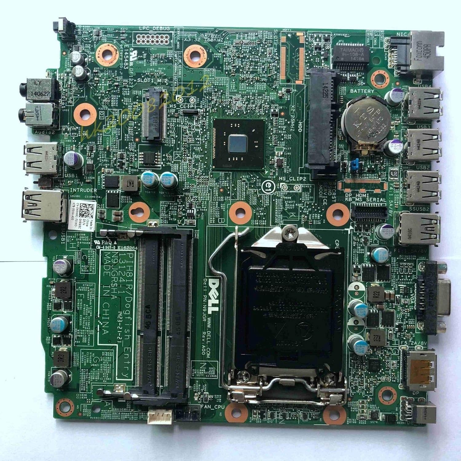 Fidgetgear New For Dell Optiplex 30 90 Micro Ddr3 Motherboard Pih81r Vrwrc Amazon Ca Electronics