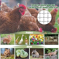 Valchoose Upgraded Chicken Wire Fencing 304 Crimped