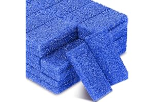 Batiyeer 100 Pcs Pumice Stone for Feet Scrubber Dead Skin Disposable Foot Pumice Foot Shower Scrubber Foot Scrubber for Heel Cuticle Callus Remover Bath Spa (Blue)