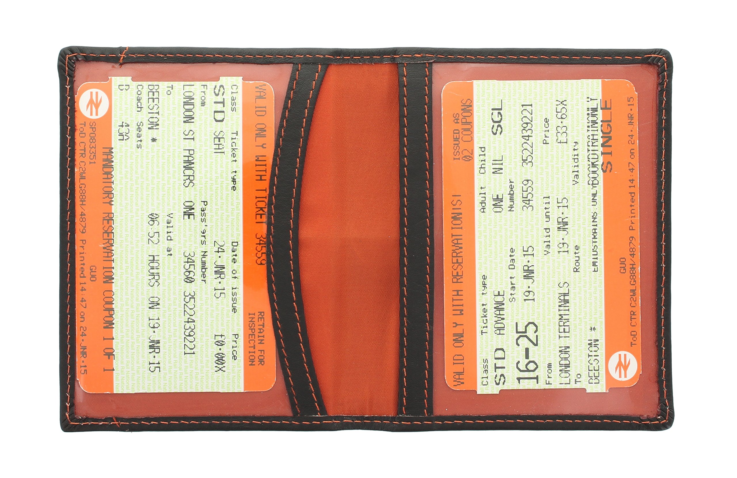 Mala Leather Odyssey Soft Leather Travel Pass/Oyster Card Holder 555_14 Brown