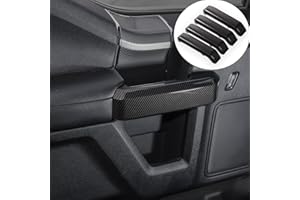 Voodonala for F150 Inner Door Handles Covers Interior Decoration Trim Kits for F150 2015-2020 Accessories, Carbon Fiber Grain