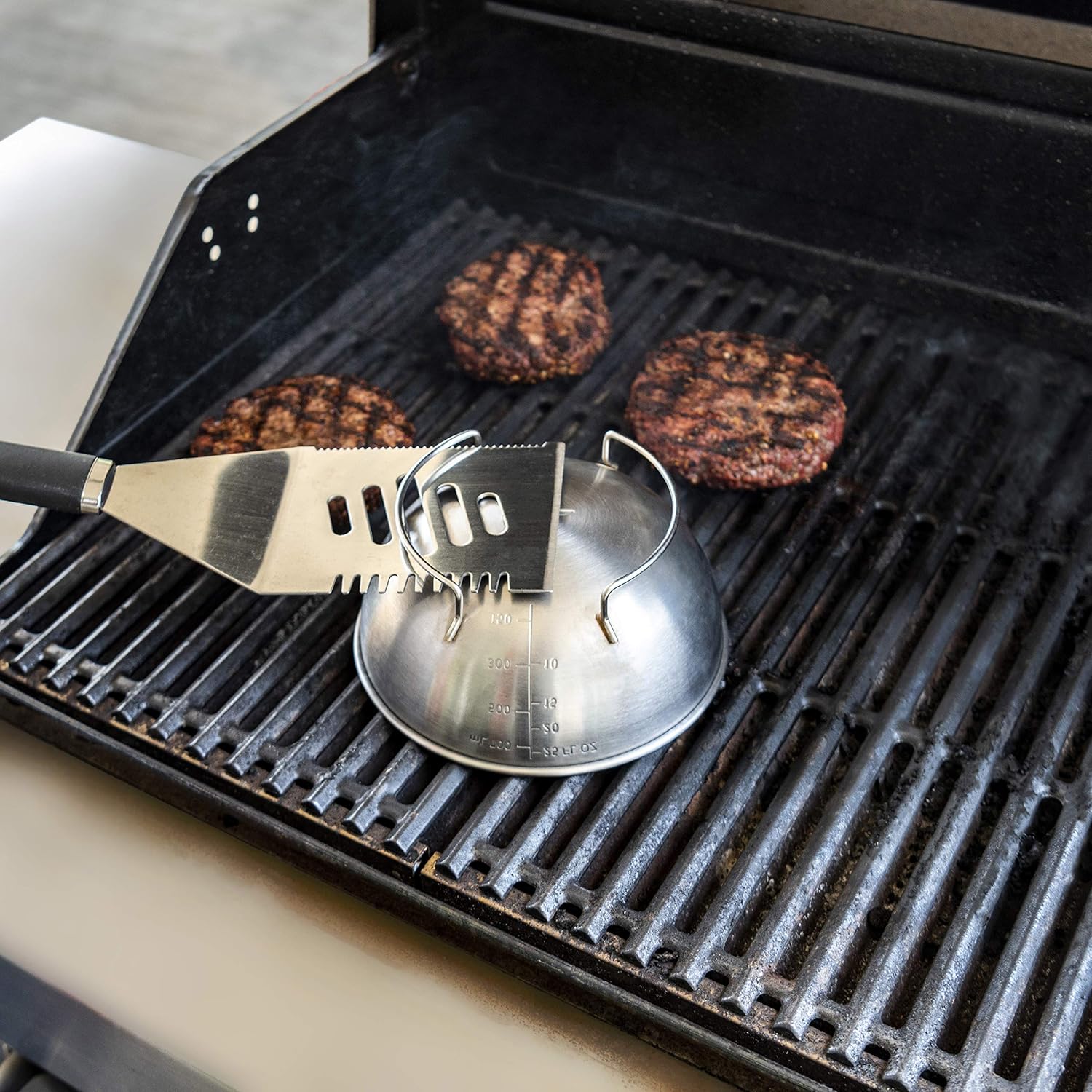 Char-Broil 9849200R06 Melting and Basting Set, Silver : Garden & Outdoor