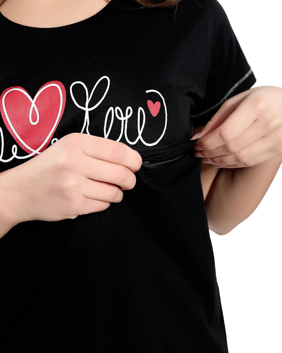 av2 women maternity wear/ feedind / nursing top & capri set