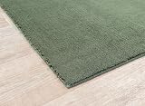 the carpet Relax Rug Modern Fluffy Short Pile Non-Slip 60x110 cm Dark Green view 8