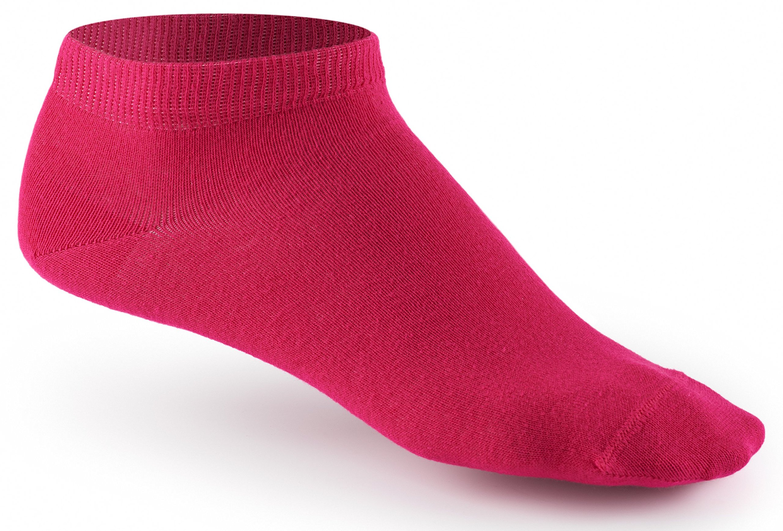 10 Paar Sneaker Socken von Mat & Vic\'s für Sie und Ihn - Cotton classic - 35 36 37 38 39 40 41 42 43 44 45 46 47 48 49 50 - bequem ohne drückende Naht - angenehmer Komfort-Bund - entspricht OEKO-TEX Standard 100 (35-38, Berry Colors / rosa