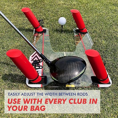 Speed Trap Golf Swing Trainer and Path Aid – Fix Slice or Hook