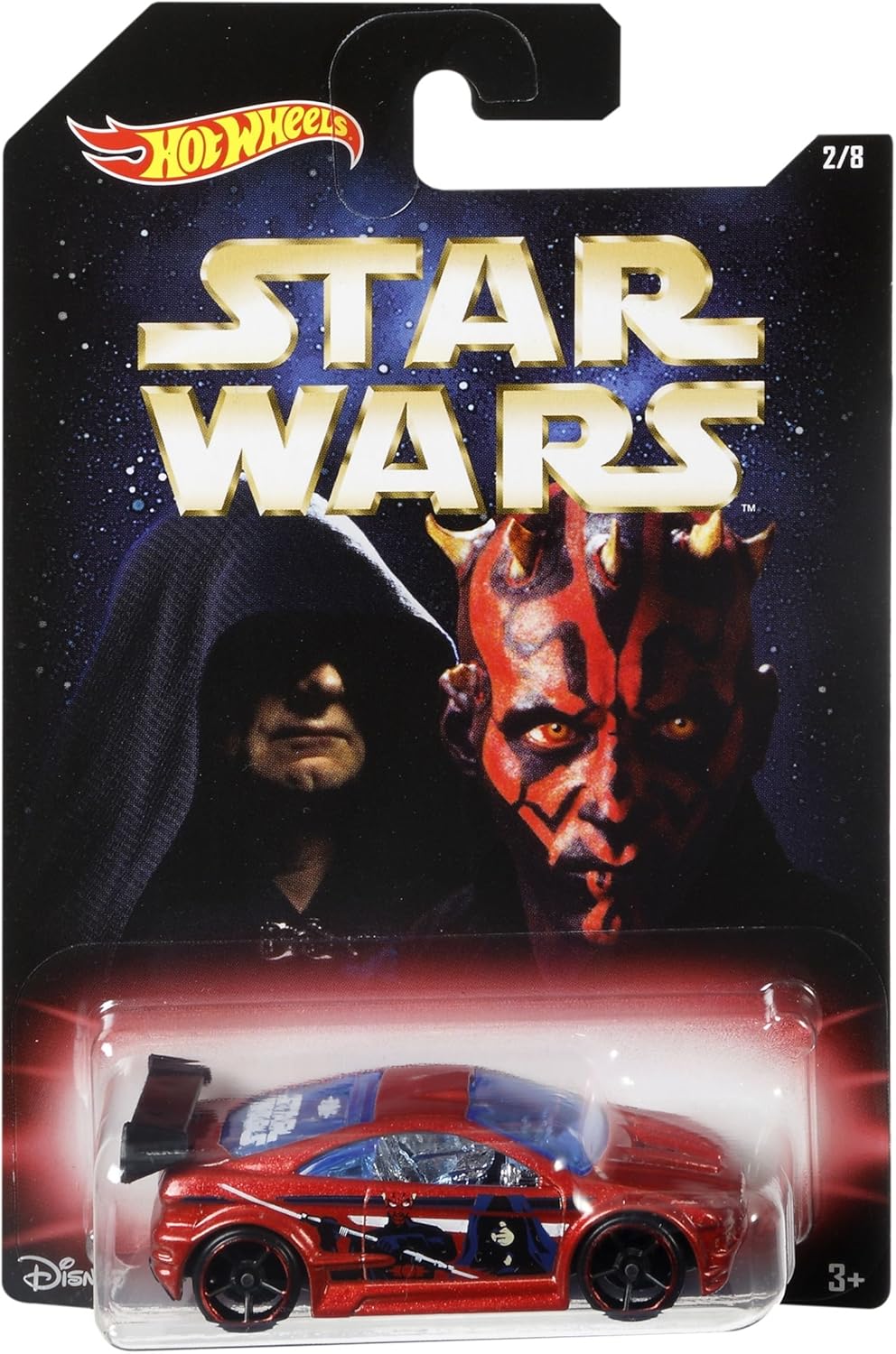 Mattel Hot Wheels DWD85 Star Wars Limited Basic Car, 1: 64 Die Cast Vehicle - Assorted Colours, Highways, Mounting Bracket - Image 5
