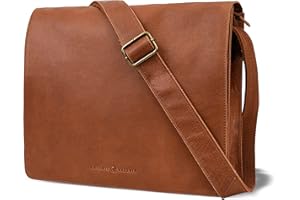 ANTONIO VALERIA Albert Premium Leather Messenger Bag for Men