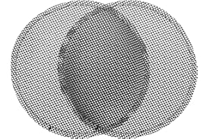 ACROPIX Universal 3.5 Inch Speaker Grills Mesh for Audio Subwoofer 91x99x8mm Grille without Frame Black - Pack of 2