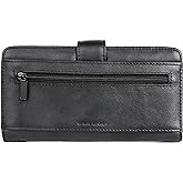 Julia Buxton Heiress Pik-Me-Up® Checkbook Keeper Black