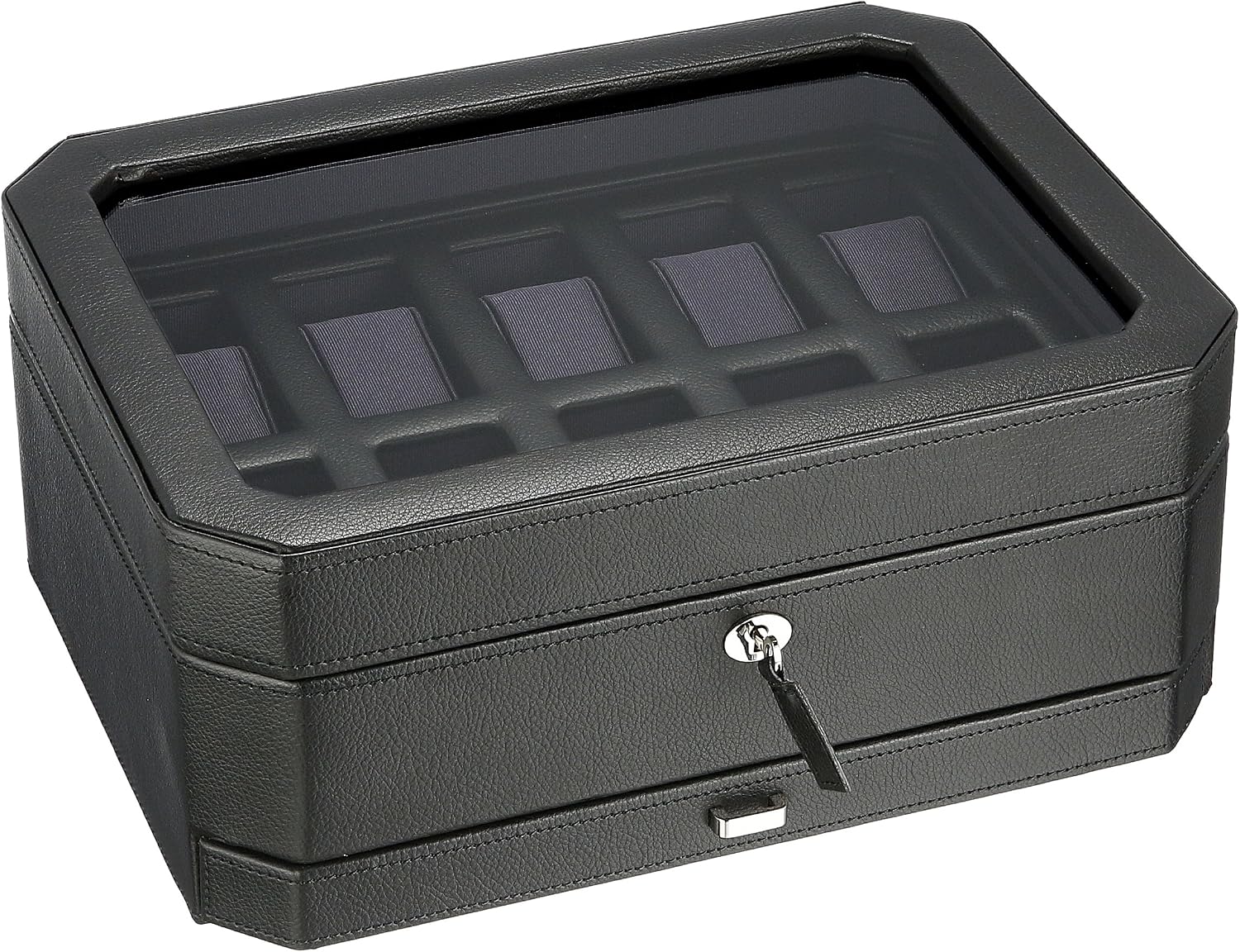 Wolf Designs 458603 Leather Synthetic Watch Case