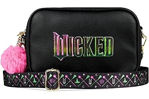 wicked Crossbody Bag for Girls, Teens Faux Leather Shoulder Sling Messenger Bag Girls Travel Essentials Fanny Pack Purse Theater Gifts for Her