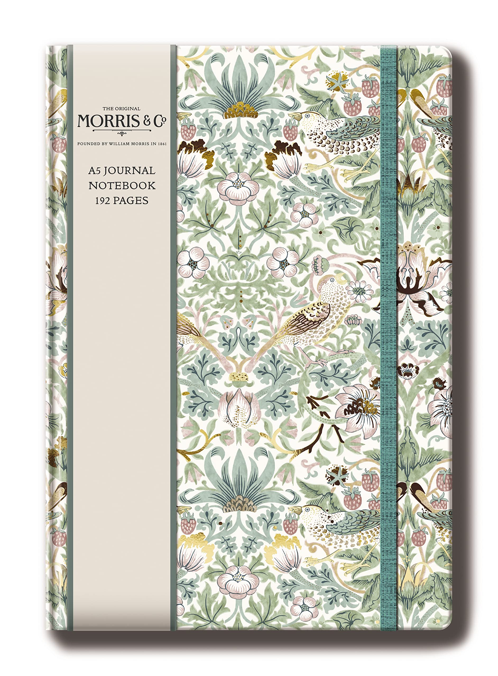 Great British Card Company featuring William Morris Stationery - (William Morris - A5 Journal Notebook) WMS0005