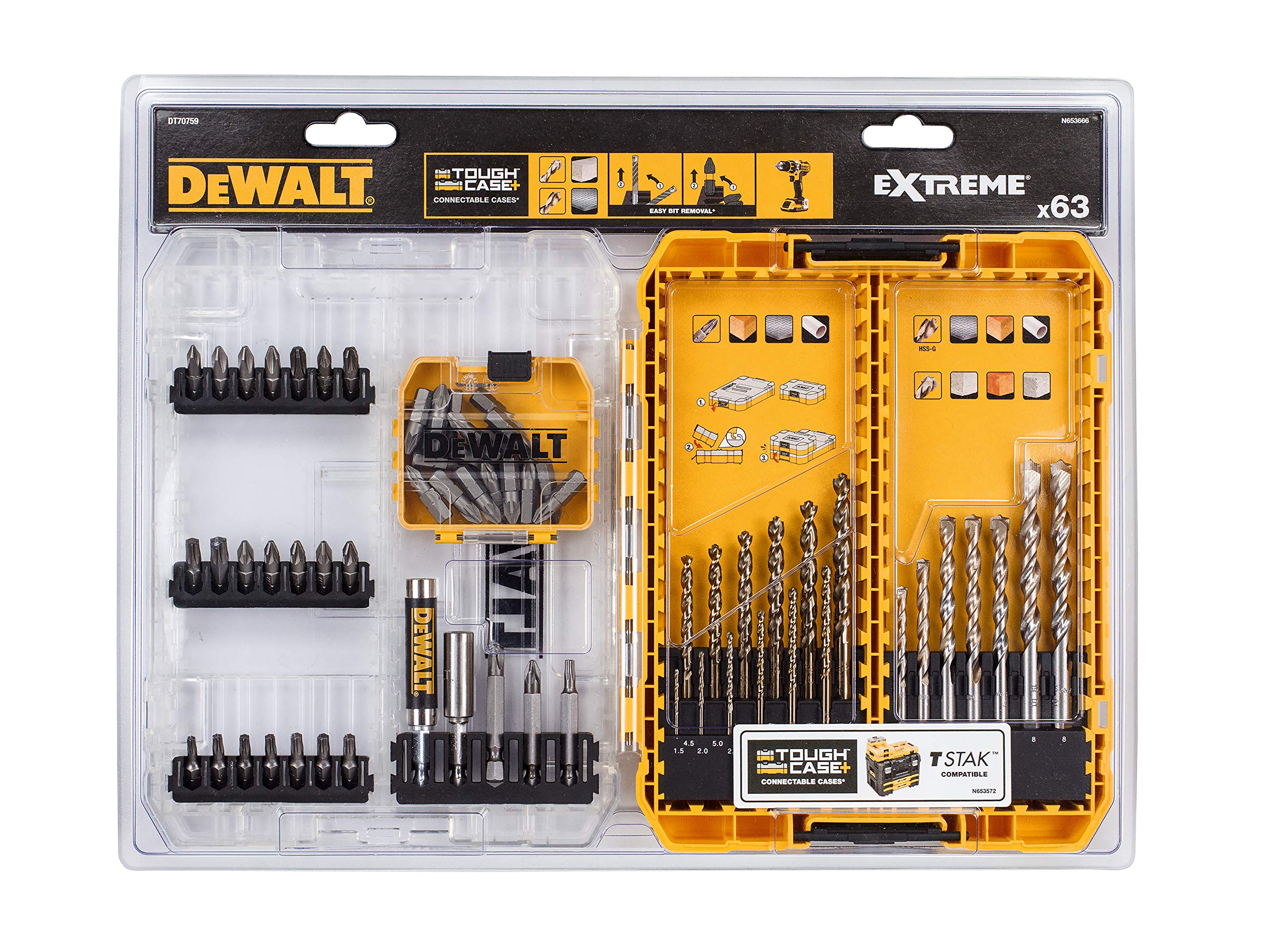 DEWALT 63PC Drill Drive Set