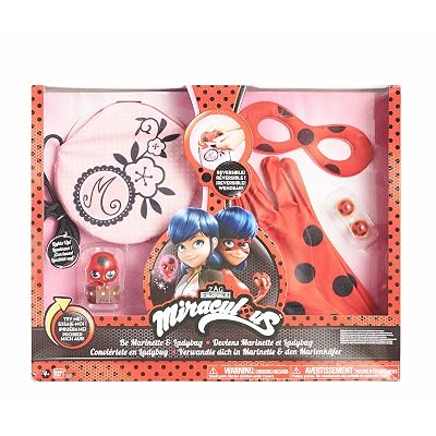 Gants D'hiver Miraculous Ladybug Rouge Ou Rose - Taille 2-5 Ans, Neuf Avec étiquettes