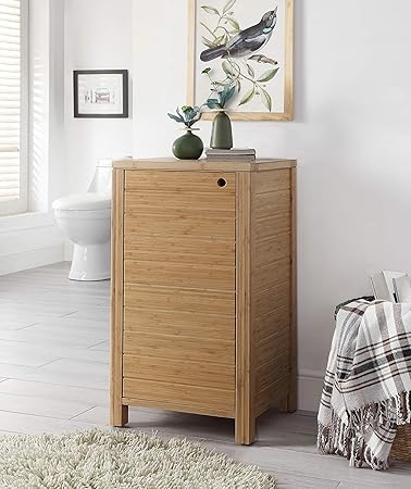 Amazon Com Linon Home Decor Jasper Floor Cabinet Brown Kitchen