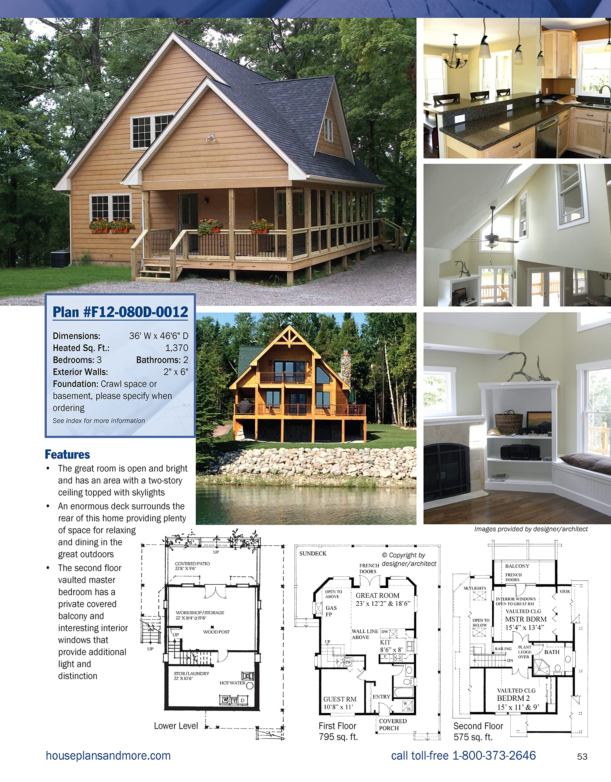 Ultimate Waterfront Home Plans: 179 Designs Ideal for Personal, Family, and Company Retreats (Creative Homeowner) Bungalows, Multi-Master Suites, Modern, and More Homes Designed for Waterside Sites