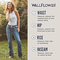 WallFlower Luscious Curvy Bootcut Mid-Rise Insta