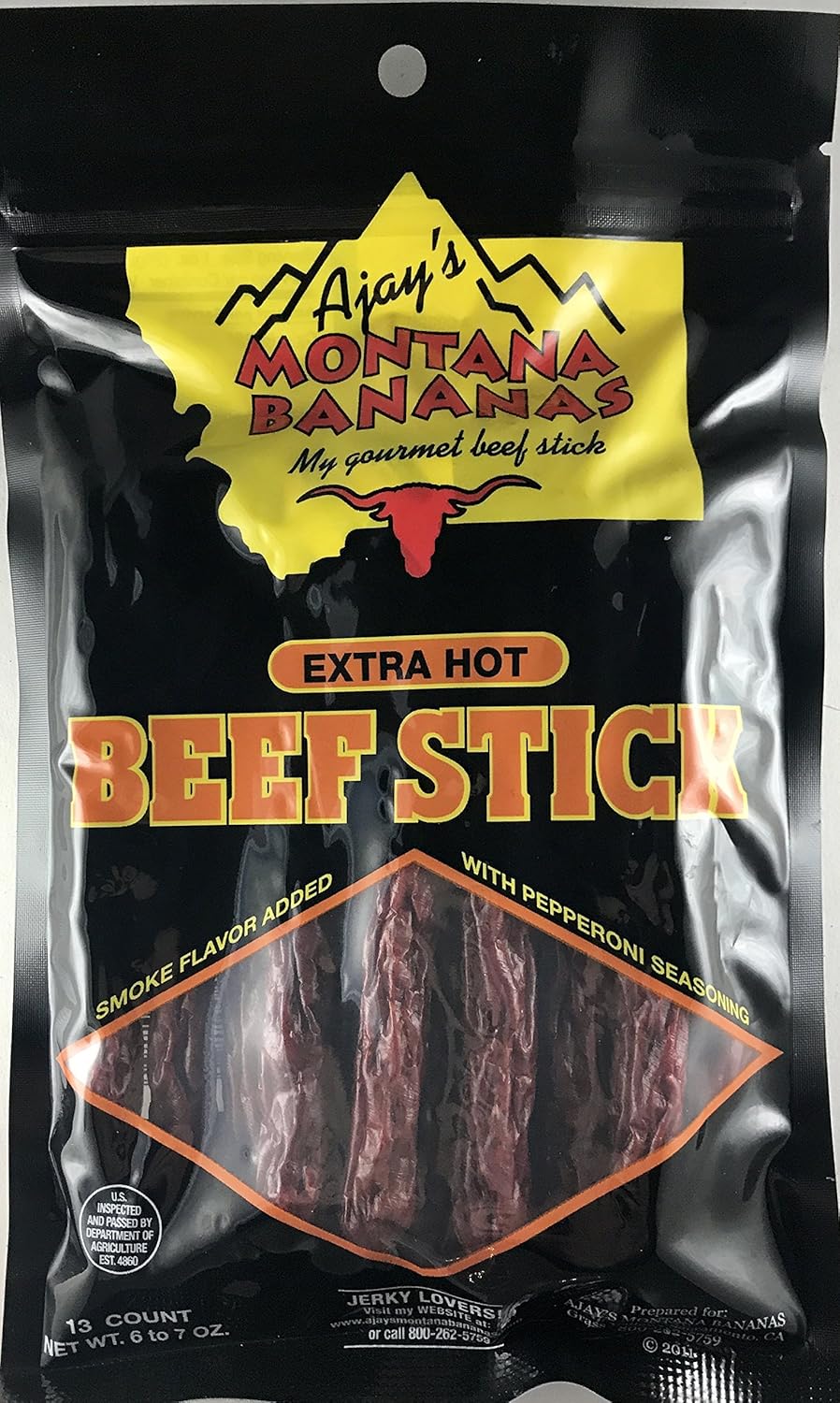 Beef Jerky (Extra Hot sticks)
